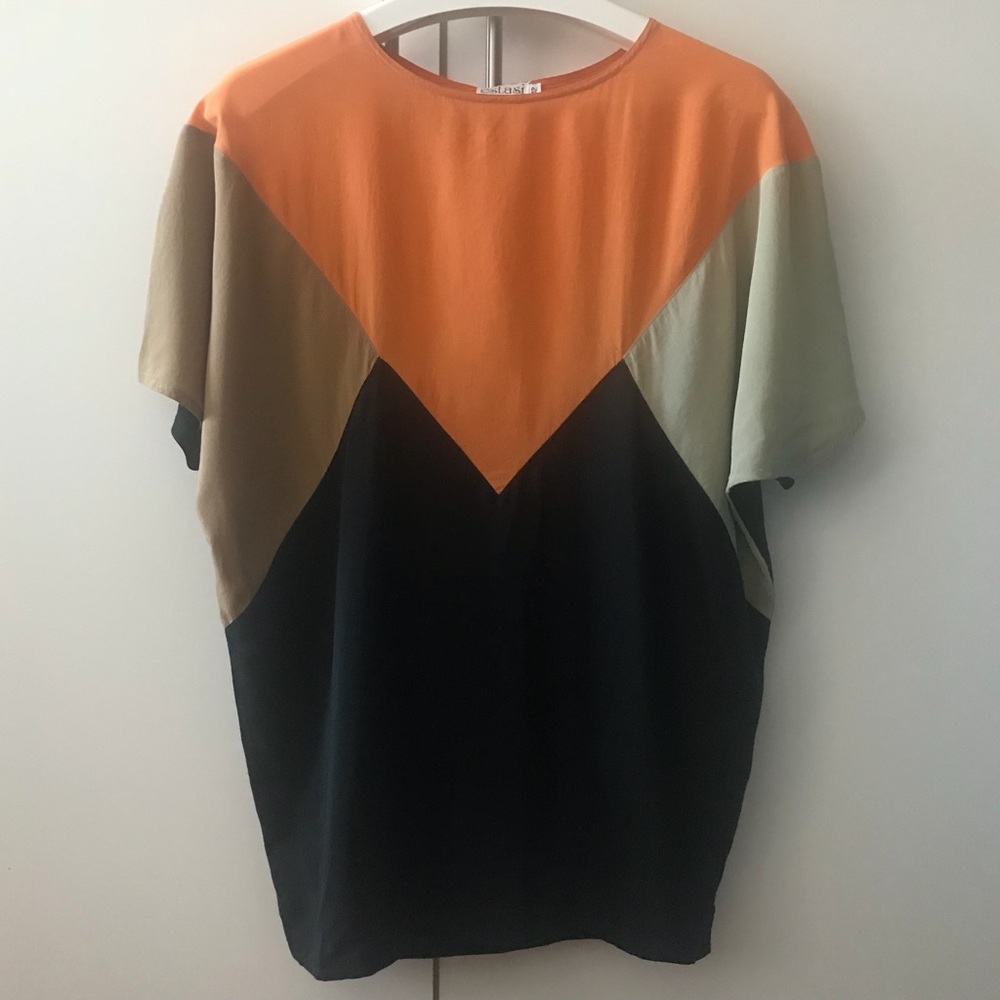 Vintage silk top size 42